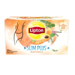 Lipton Slim Plus Kayısılı Bitki Çayı 20'li Paket resmi