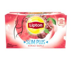 Lipton Slim Plus Kiraz Saplı Bitki Çayı 20'li Paket resmi