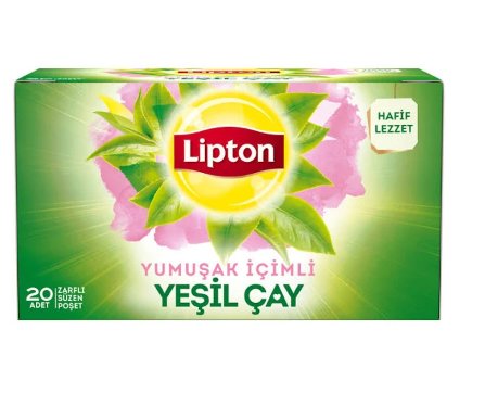 Lipton Yeşil Çay Yumuşak İçimli 20'li Paket resmi