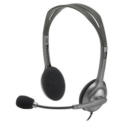 Logitech H111 Stereo Kulaküstü Mikrofonlu Kulaklık 981-000593 - Siyah resmi