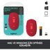 Logitech M590 Multi-Device Sessiz Kablosuz Mouse - Kırmızı (910-005199) resmi