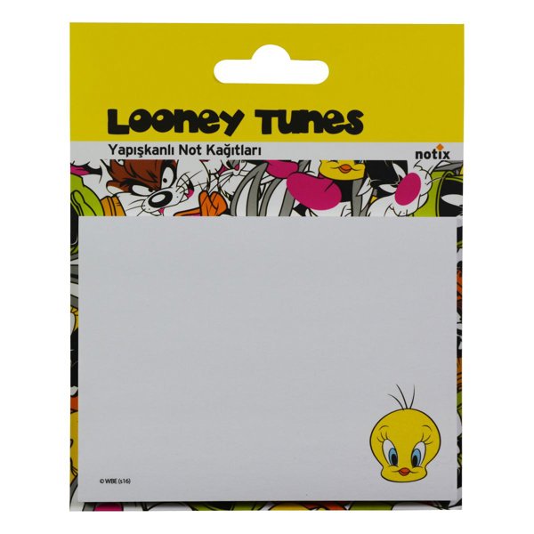 Looney Tunes Desenli Yapışkanlı Not Kağıdı 50 Yaprak 100X75 resmi
