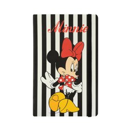 Minnie Mouse Karton Kapak Çizgili Defter 13 cm x 21 cm 96 Yaprak  resmi