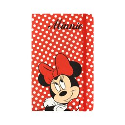 Minnie Mouse Karton Kapak Çizgili Not Defteri 9 cm x 14 cm 96 Yaprak resmi