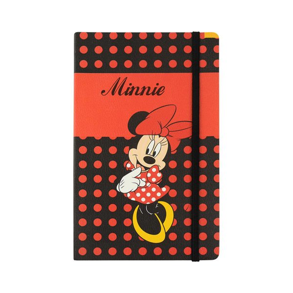 Minnie Mouse Karton Kapak Çizgili Not Defteri 9 cm x 14 cm 96 Yaprak  resmi