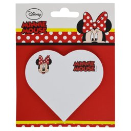Mynote Disney Minnie Mouse Kalp Şekilli Yapışkanlı Not Kağıdı 50 Yaprak resmi