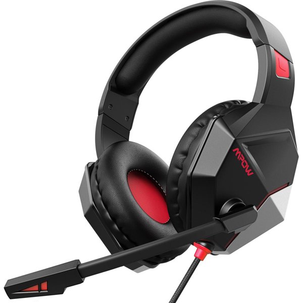 Mpow EG10 Gürültü Engelleyici Mikrofonlu Surround Oyuncu Kulaklığı PS4/PS5/PC/Xbox Kırmızı resmi