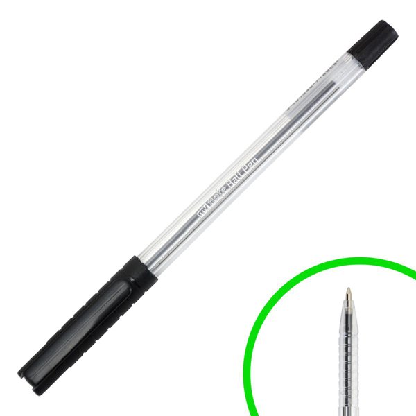 Mynote Ball Pen Tükenmez Kalem 0.7 mm 50'li Paket Siyah resmi