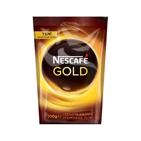 Nescafe Gold Kahve Eko Paket 100 g resmi
