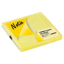 Notix Yapışkanlı Not Kağıdı 75 mm x 75 mm 80 Yaprak Neon Sarı  resmi