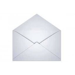 Ofmark Beyaz Mektup Zarfı 110 g  11.4 cm x 16.2 cm 100'lü Paket resmi