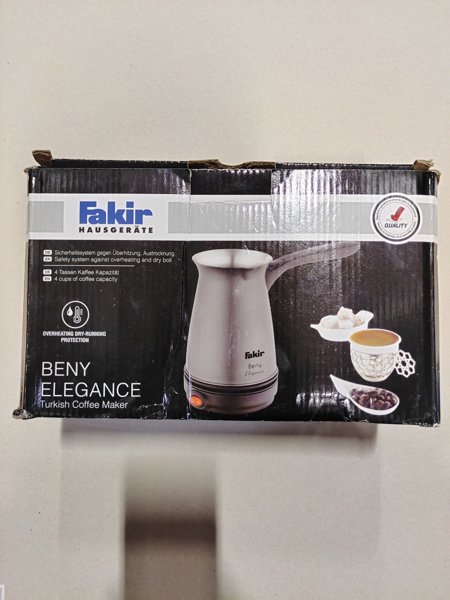 OUTLET Fakir Beny Elegance Antrasit Türk Kahve Makinesi resmi