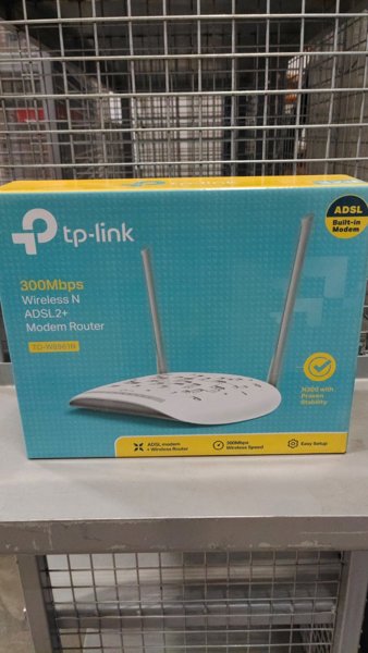 OUTLET TP-Link Td-W8961n Adsl2+ Modem Router 300 Mbps resmi