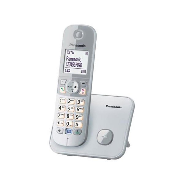 Panasonic Kx-Tg-6811-G Telsiz Dect Telefon Gri resmi