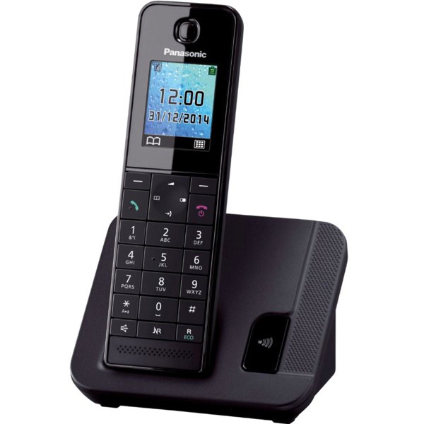 Panasonic KX-TGH210 Dect Telefon Siyah resmi