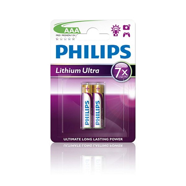 Philips FR03LB2A/10 Lithium Ultra AAA 2'li Pil resmi
