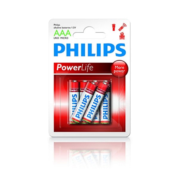 Philips LR03P20B/97 AAA 20'li İnce Alkaline Pil resmi