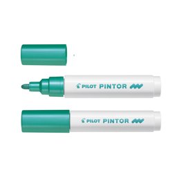 Pilot Pintor - Markör - Orta Uç - Metalik Yeşil resmi