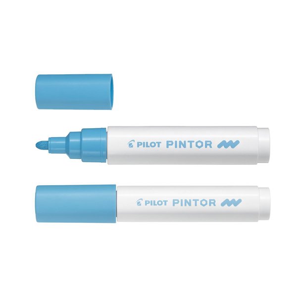 Pilot Pintor - Markör - Orta Uç - Pastel Mavi resmi