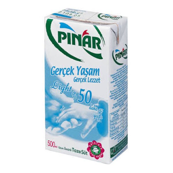 Pınar Light Süt 500 ml resmi