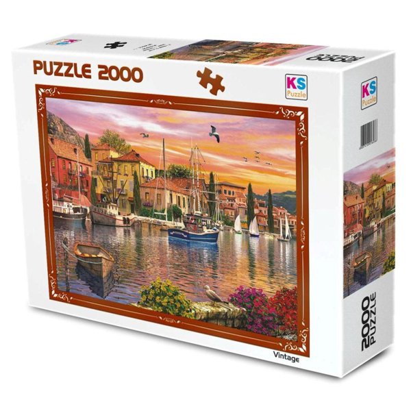KS Games Harbour Sunset Puzzle 2000 Parça resmi