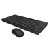 Rapoo 8000M Model Çok Modlu Türkçe Klavye ile Optik Mouse Set Siyah resmi