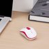 Rapoo M10 PLUS,1000DPI,Kırmızı/Beyaz Kablosuz Mouse resmi