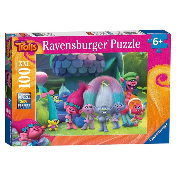 Ravensburger 100 Parça Xxl Trolls Puzzle resmi