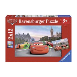 Ravensburger 2X12 Parça Wd Cars Mcqueen Puzzle resmi