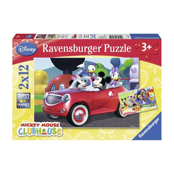Ravensburger 2X12 Parça Wd Mickey Puzzle resmi