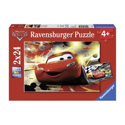 Ravensburger WD Cars Büyük Yarış - 2x24 Parçalı resmi