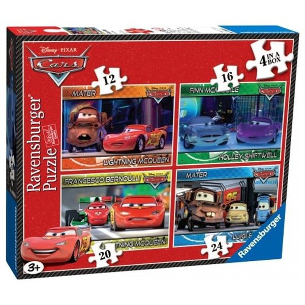 Ravensburger Ravensburger 4 In Box Puzzle Wd Cars resmi