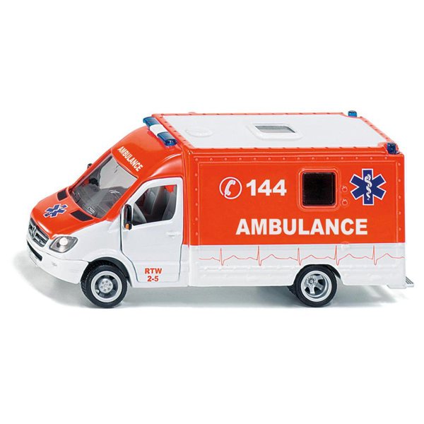 Siku 2108 RESCUE VAN Metal Plastik Oyuncak Ambulans resmi