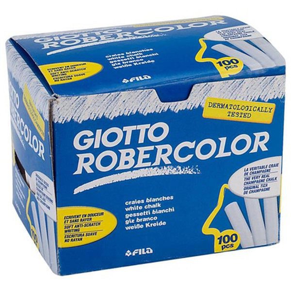 GIOTTO Robercolor Tebeşir 100 Lü Beyaz resmi