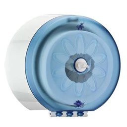 Rulopak Mini Cimri Trsp-Mavi Tuvalet Kağıdı Dispanseri R-1311S resmi