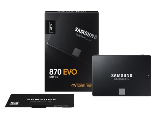 Samsung 4TB 870 Evo 2.5 Sata 560/530 MZ-77E4T0BW resmi