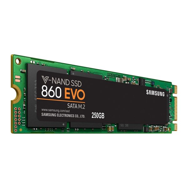Samsung 860 Evo 250GB 550MB-520MB/s M.2 2.5" SSD MZ-N6E250BW resmi