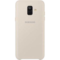 Samsung A6 (2018) Çift Katmanlı Arka Kapak Altın - EF-PA600CFEGWW (Samsung Türkiye Garantili) resmi