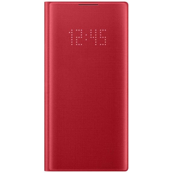 Samsung Galaxy Note 10 Led View Kılıf Kırmızı - EF-NN970PREGTR (Samsung Türkiye Garantili) resmi