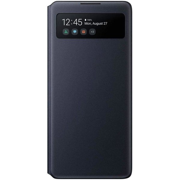 Samsung Galaxy S10 Lite S-View Cüzdan Kılıf Siyah resmi