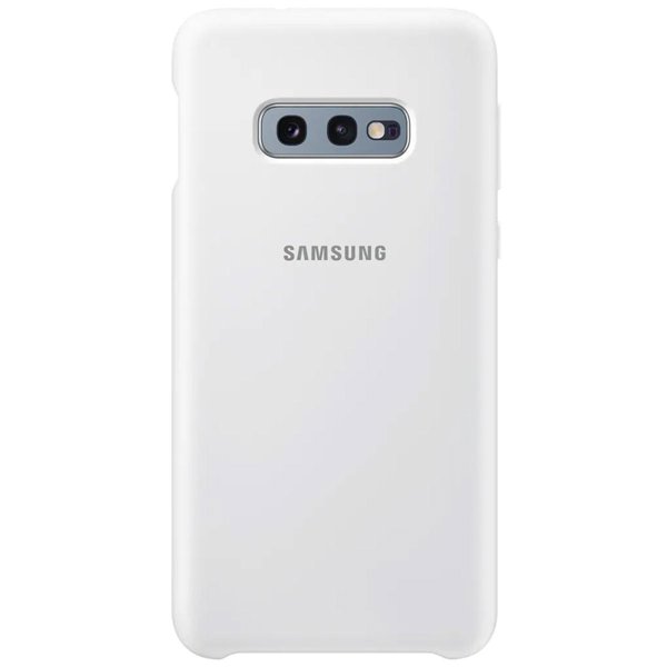 Samsung S10E Silikon Kılıf Beyaz - EF-PG970TWEGWW (Samsung Türkiye Garantili) resmi