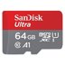 SanDisk Ultra 64GB microSDXC UHS-I Hafıza Kartı SDSQUAR-064G-GN6MN resmi
