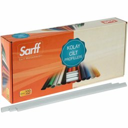 Sarff Profil Sırtlık 6 mm Beyaz 100'lü Paket resmi