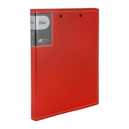 Shuter T1032 Sıkıştırmalı Dosya A4 Çift Mekanizmalı Kırmızı resmi