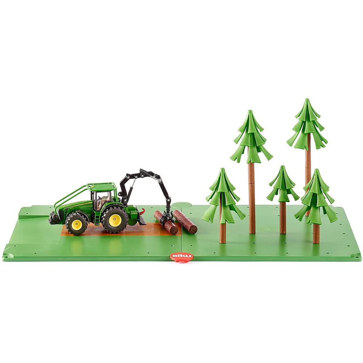 Siku 5605 FORESTRY SET Metal Plastik Oyuncak Orman Seti (Traktör + Ağaçlar) resmi