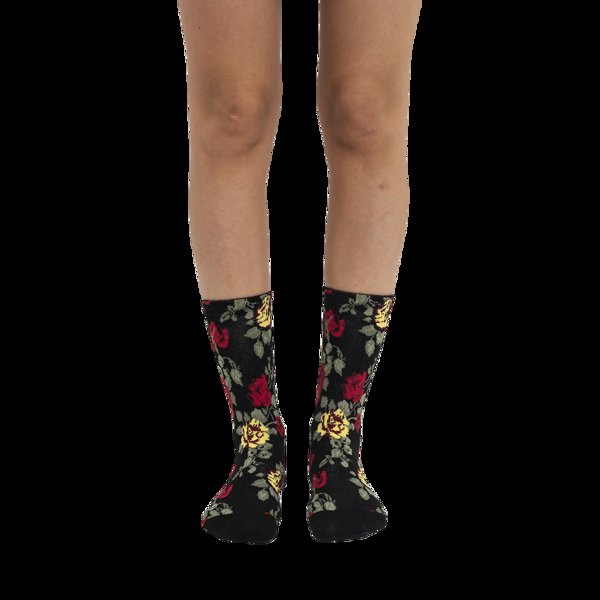 Siyah Rose Çorap M (Medium) resmi