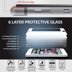 Spada iPhone 6/6S Plus Tam Kaplayan Ekran Koruma Camı - Siyah resmi