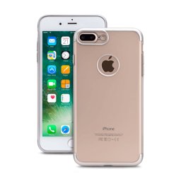 Spada iPhone 7/8 Plus Trio TPU Kılıf - Şeffaf Gümüş resmi