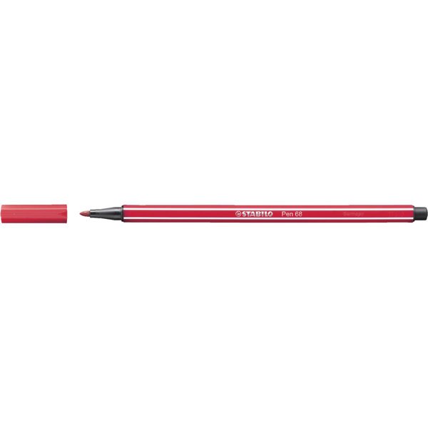 Stabilo Pen 68 - Koyu Kırmızı resmi