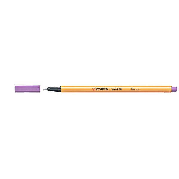 Stabilo Point 88/59 İnce Keçe Uçlu Kalem 0.4 mm Açık Lila resmi